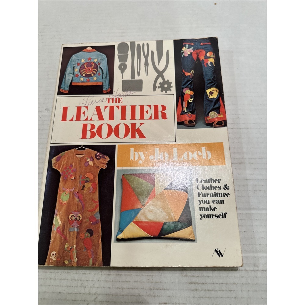 Vintage The Leather Book by Jo Loeb (Paperback, 1975)